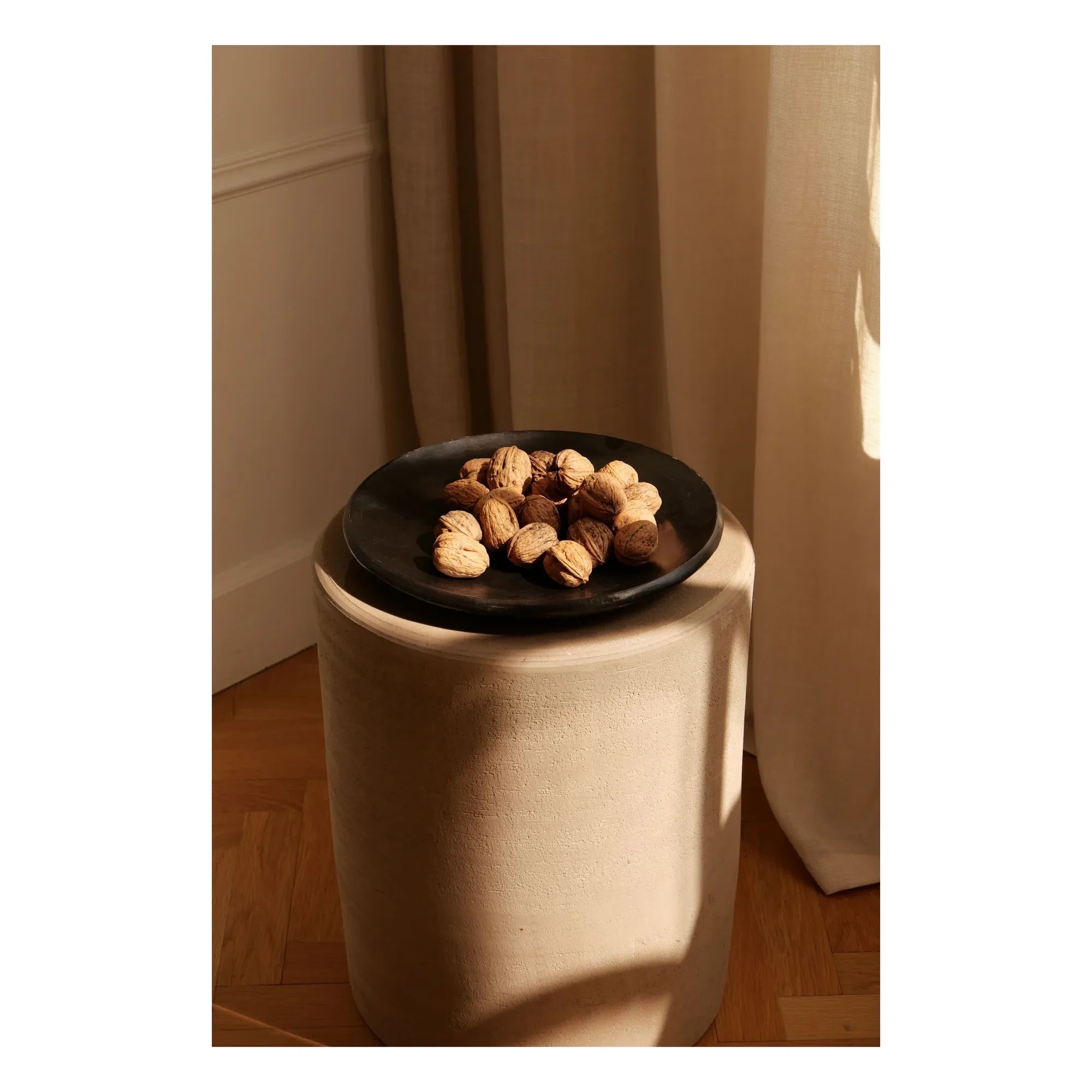 Woodmata - Terrakotta Teller D28cm | Schwarz