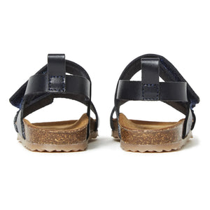 Pèpè - Two Con Me - Double Velcro Sandals | Navy Blue