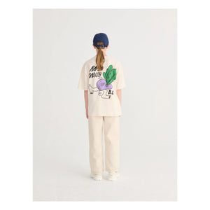 Bobo Choses - Organic Cotton Twill Panelli Pants | White