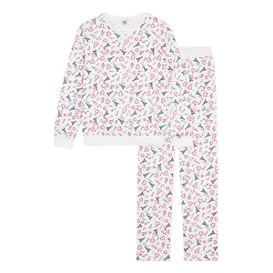 Petit Bateau - Pijama París | Blanco