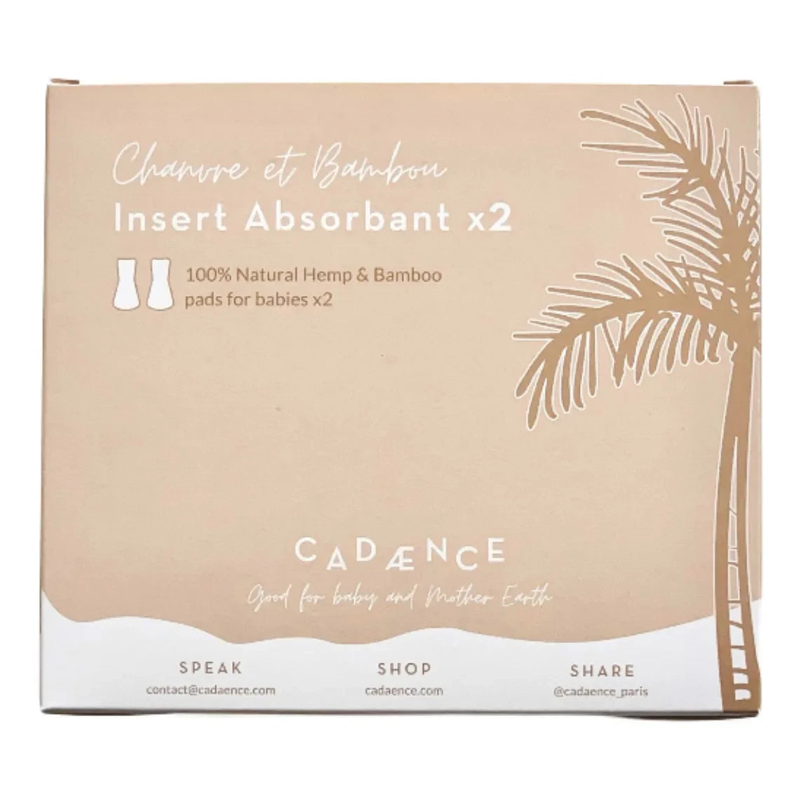 Cadaence - Yüzme Bezi Ekleri - 2'li Set | Gri