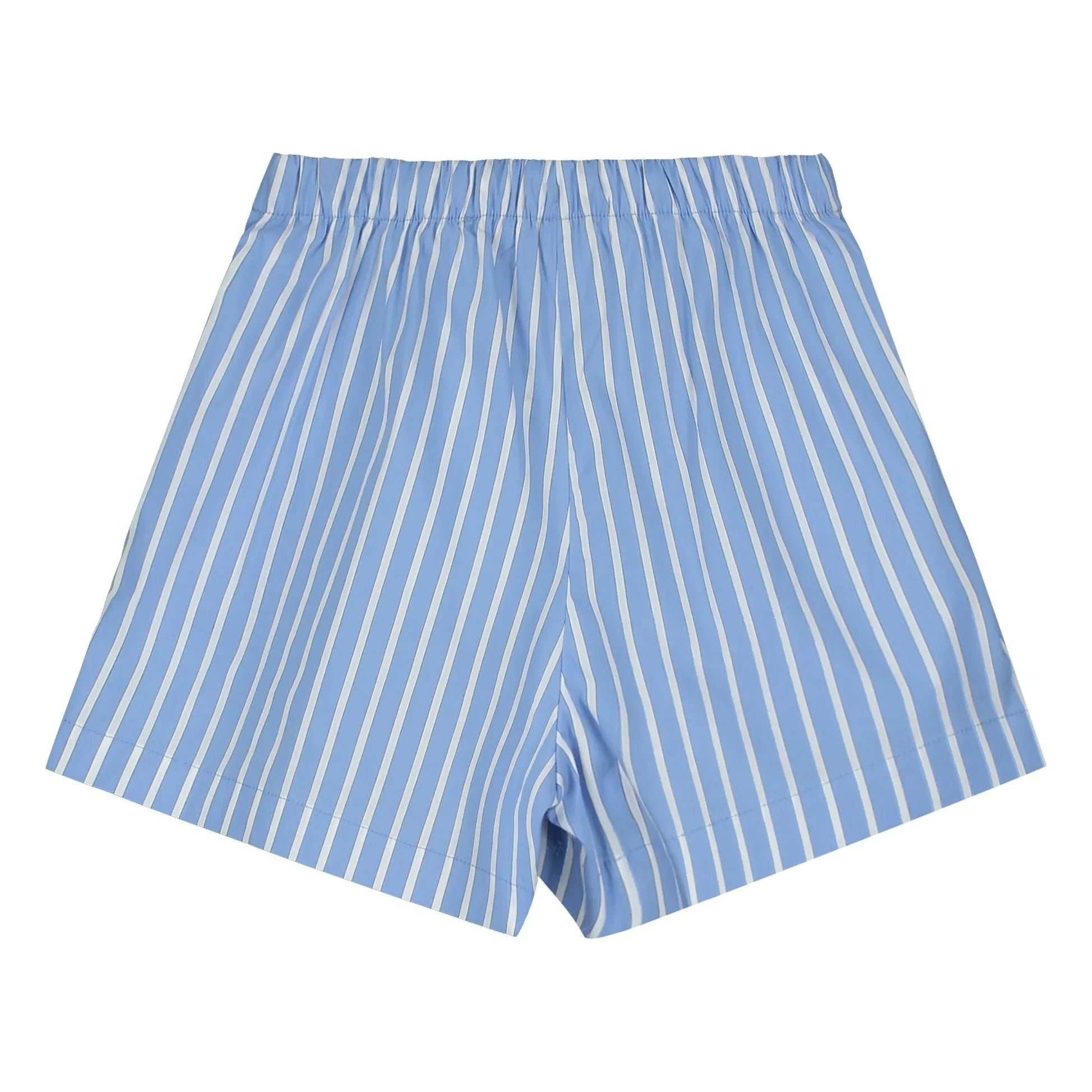 Tangerine - Gestreifte Shorts | Hellblau