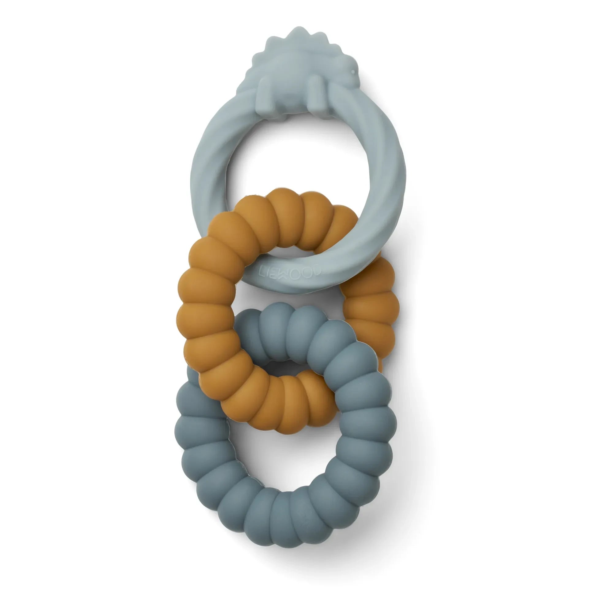 Liewood - Gilbert Silicone Teething Rings | Blue