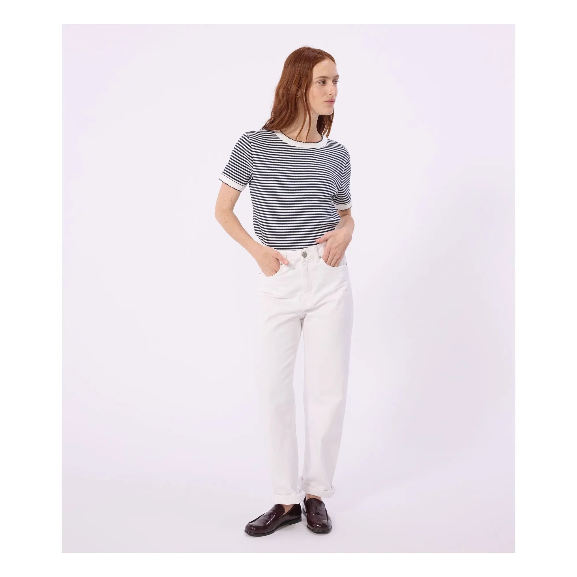Petit Bateau - İkonik Çizgili Tişört | Lacivert