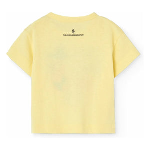 The Animals Observatory - Mes Amis Pangolin T-Shirt Bio-Baumwolle | Gelb