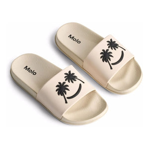 Molo - Zhappy Palm Smile Strandsandalen | Ecru