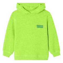 American Vintage - Evona Kapüşonlu Sweatshirt | Floresan sarı