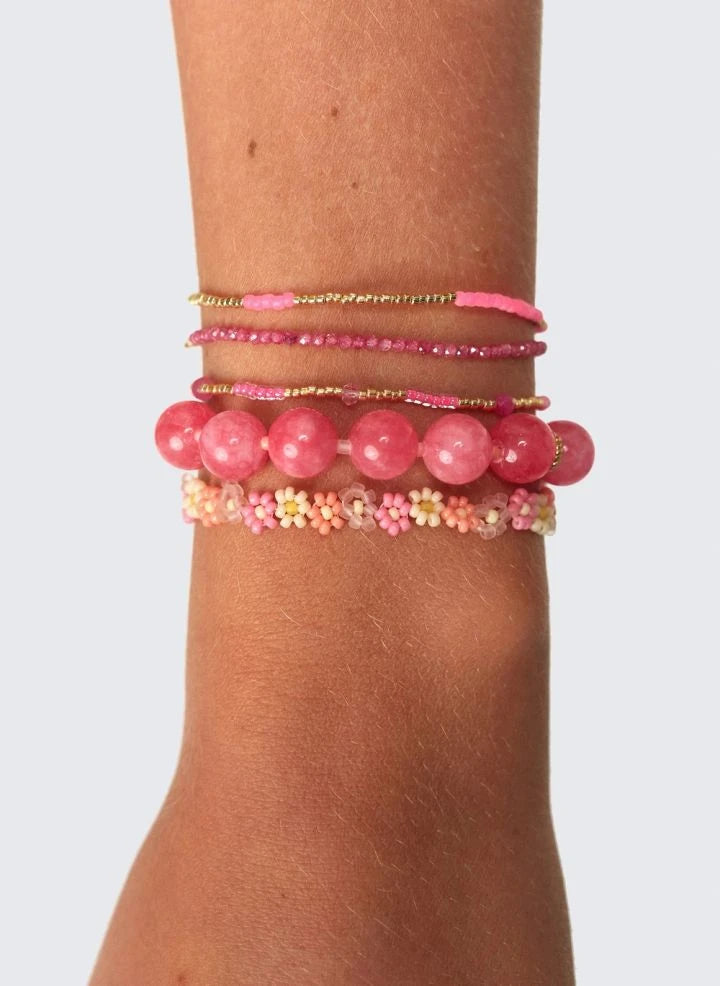 Anni Lu - Pulsera Rosa | Hibisco