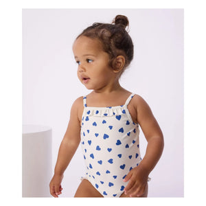 Petit Bateau - Corazones Mayo | Blanco