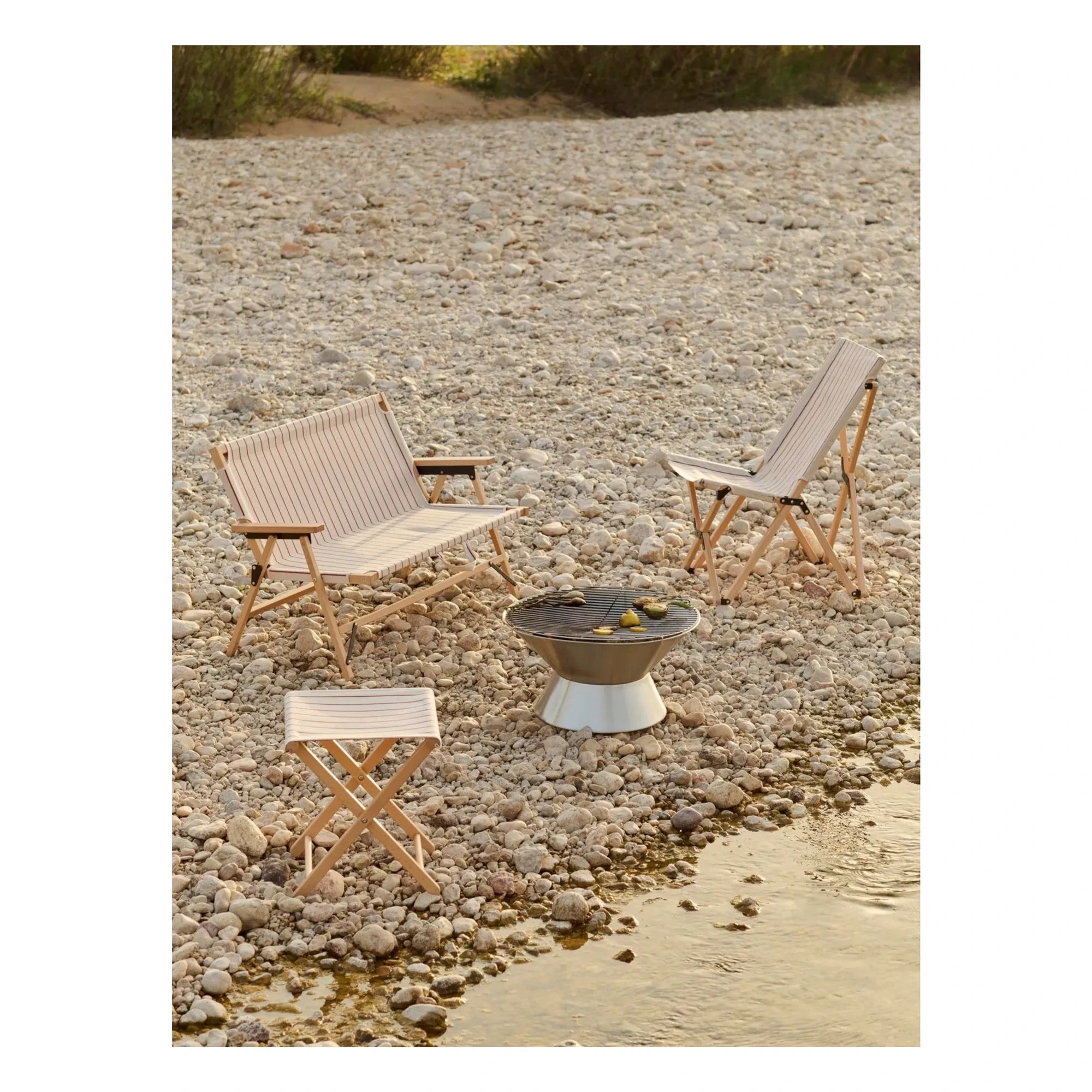 Hay - Tabure plegable Outdoor Market, Jasper Morrison | Beige