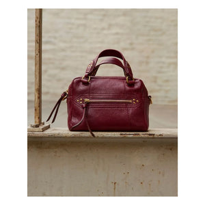Jérôme Dreyfuss - Lucky Bowling Mini Ziegenleder Tasche | Bordeaux