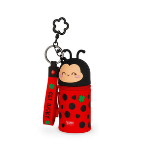 Legami - Uğurböceği Bozuk Para Cüzdanı Anahtarlıklı - Mini Kawaii