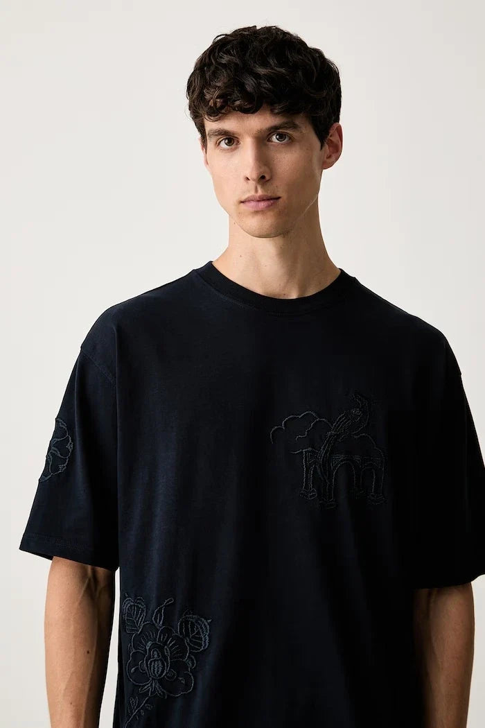 Scotch & Soda Herren Baumwoll-T-Shirt