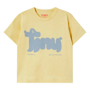 Tinycottons - Tiny Dog T-Shirt aus Bio-Baumwolle | Blassgelb