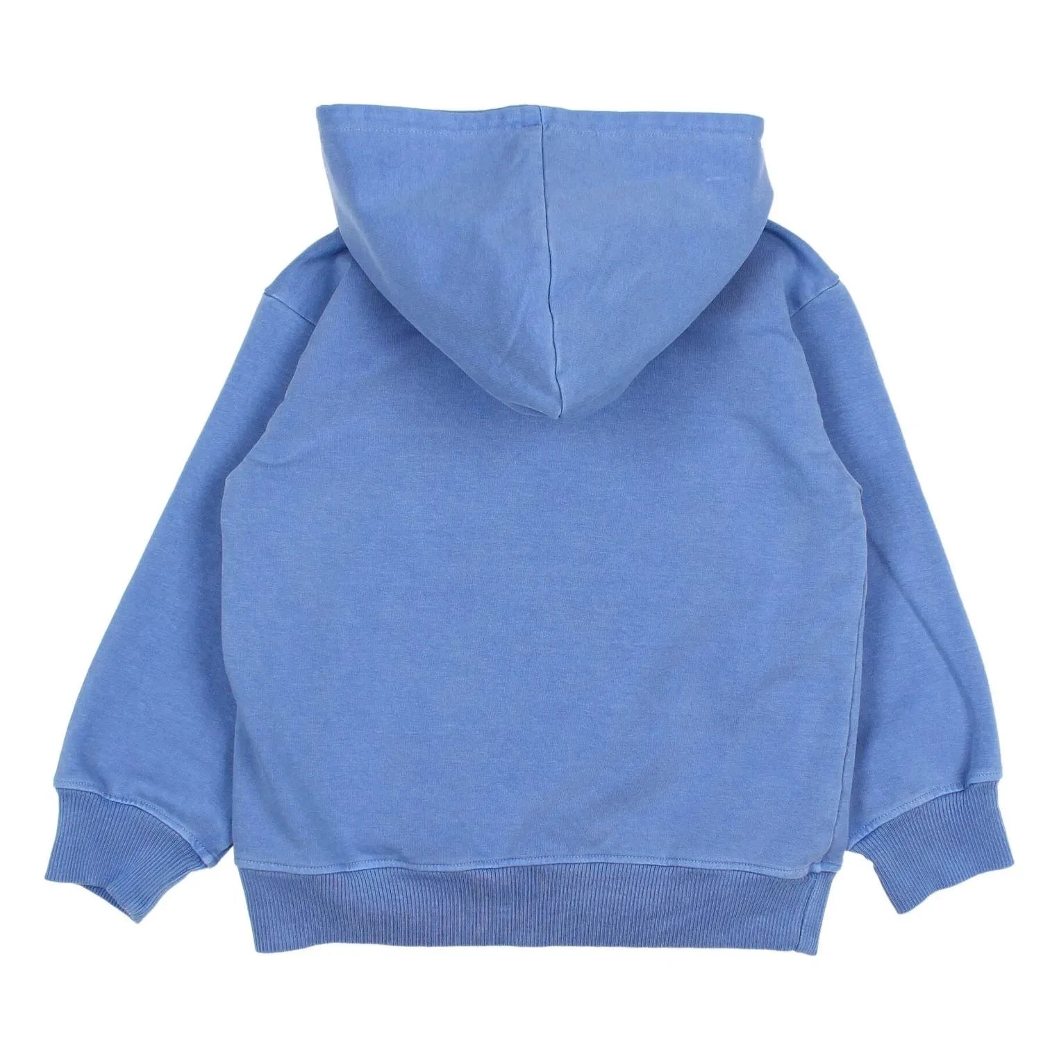 Búho - Neşeli Organik Pamuklu Kapüşonlu Sweatshirt | Mavi