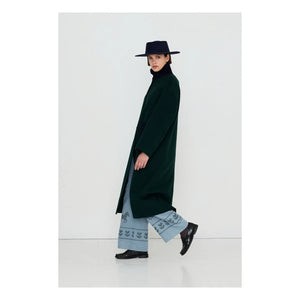 The Tiny Big Sister - Color Block Wool Coat | Mavi