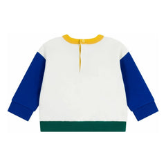 Petit Bateau - Renk bloklu sweatshirt | Ekru