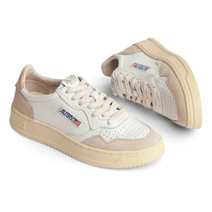 Autry - Medalist Düşük Deri/Süet Sneakers | Soluk Pembe