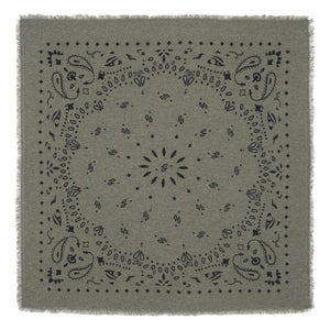 Kujten - Hachiko Kaşmir Bandana | Melanj haki