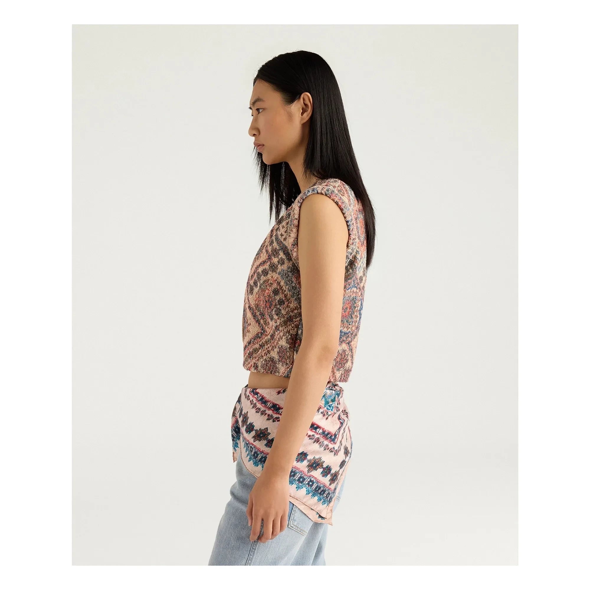 Momoni - Cerro Ärmellose Weste | Rosa