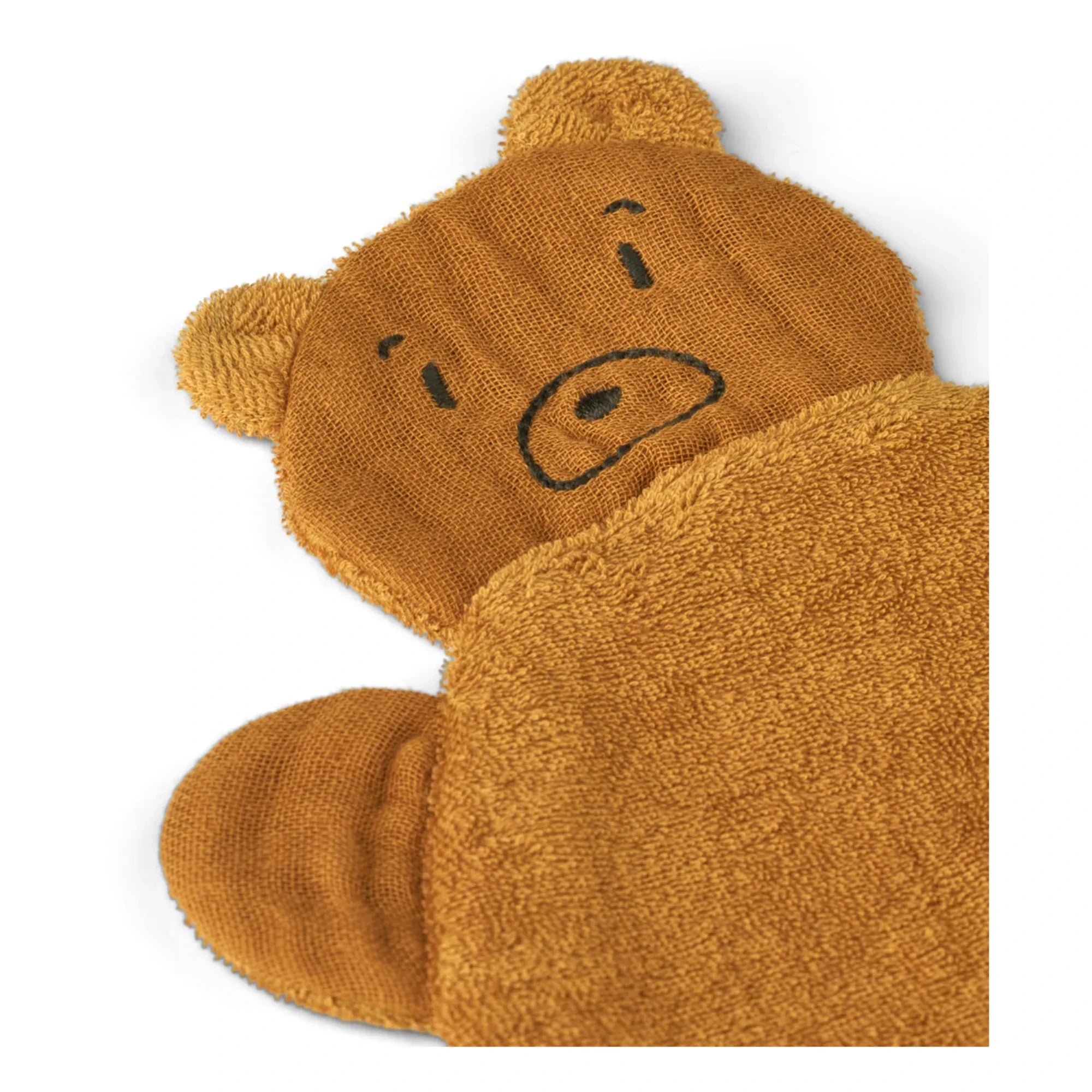 Liewood - Janai Cuddly Wrap - Set of 2 | Mr bear/Golden Caramel