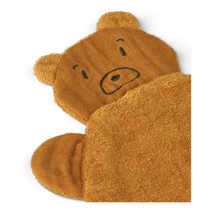 Liewood - Janai Cuddly Wrap - Set de 2 | Osito/Caramelo dorado