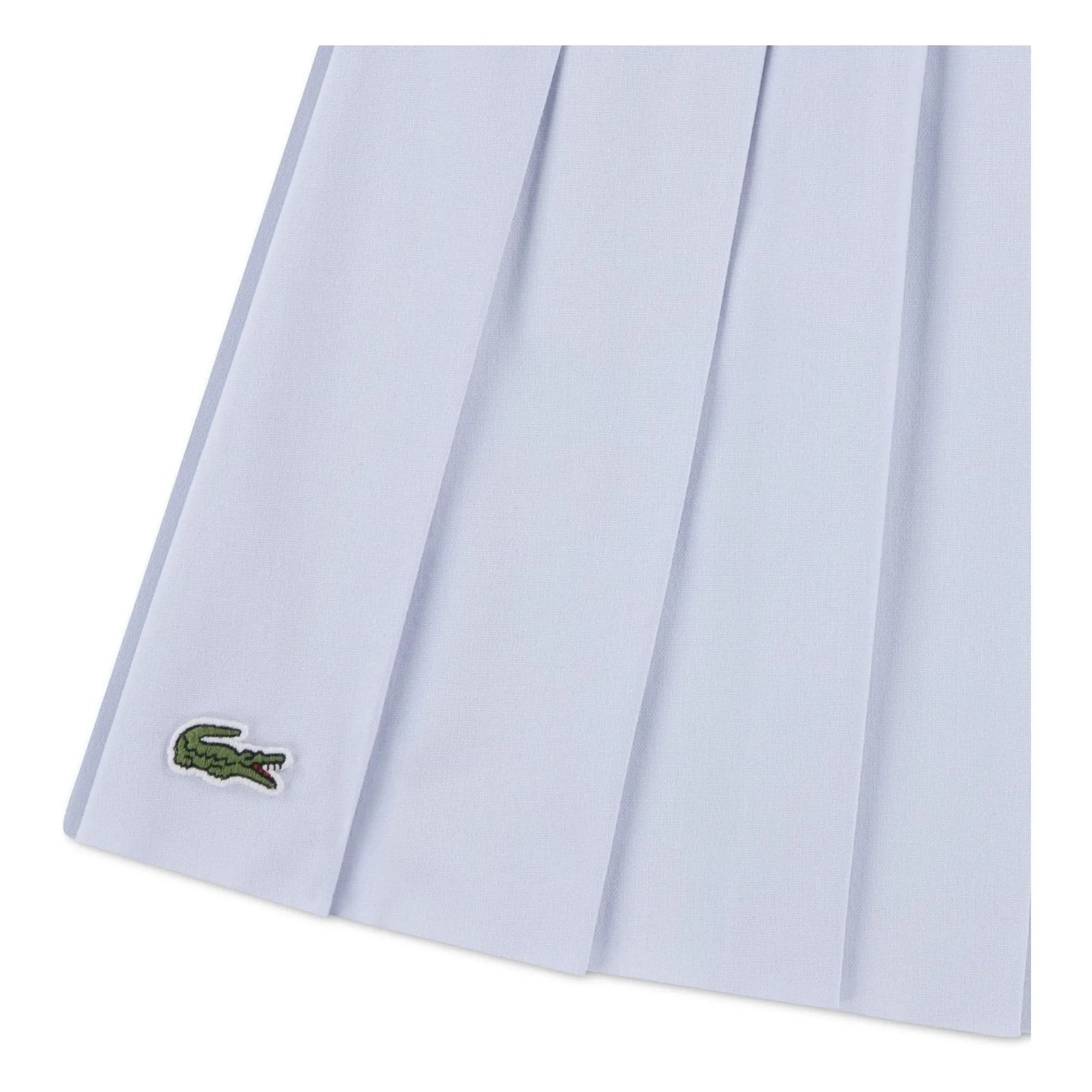 Lacoste - Geri Dönüştürülmüş Elyaf Pilili Etek | Açık Mavi