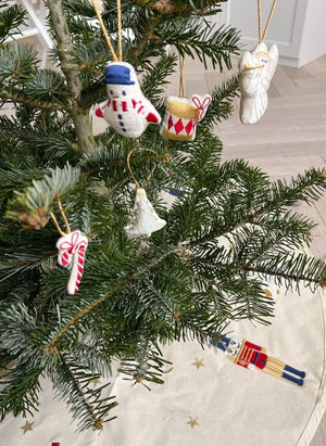 Cam Cam - Noel Ağacı Örtüsü | Bej