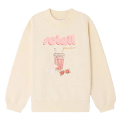 Bonpoint - Lika Soleil Sweatshirt aus Bio-Baumwolle | Ecru