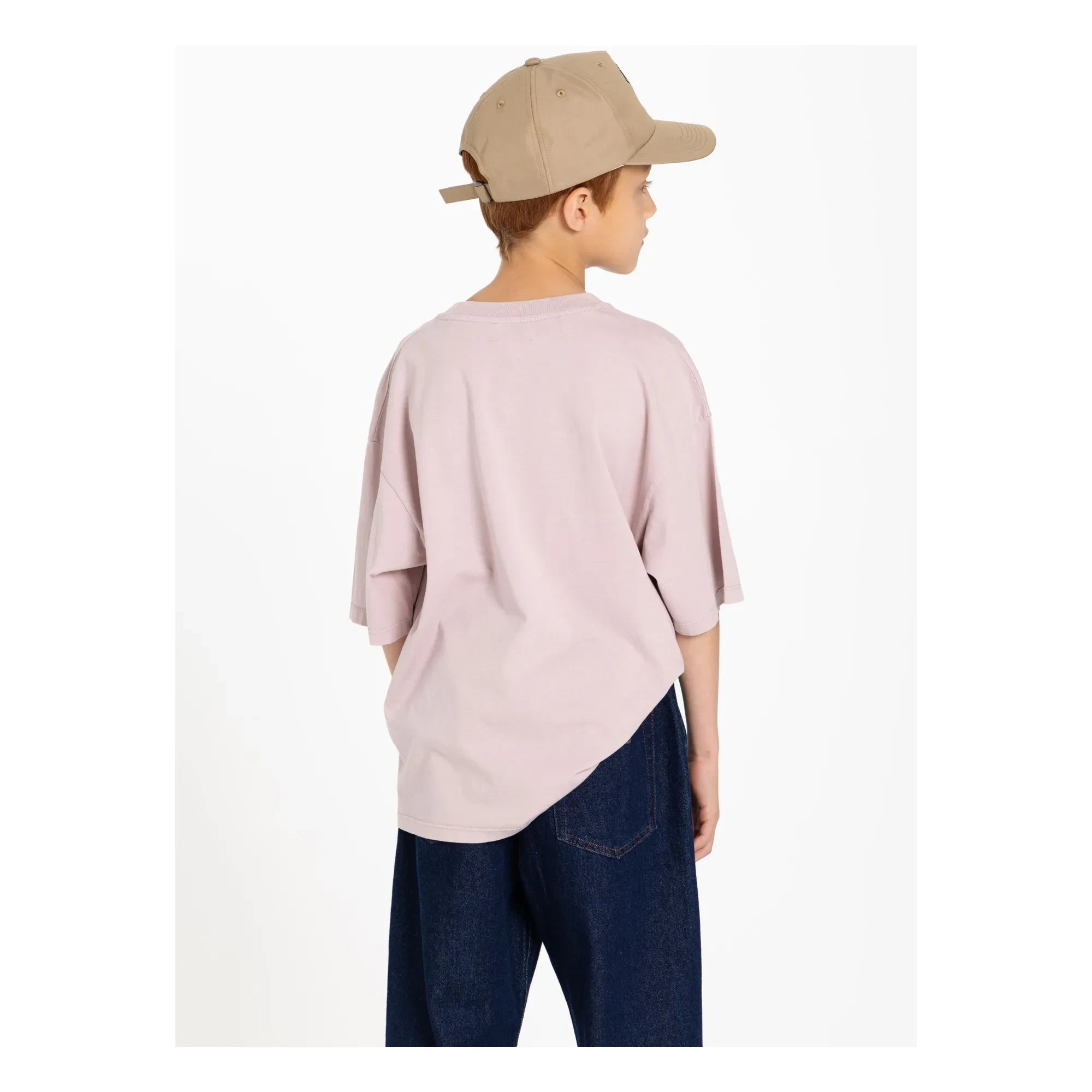 Finger in the nose - Camiseta de algodón orgánico Taylor | Rosa empolvado