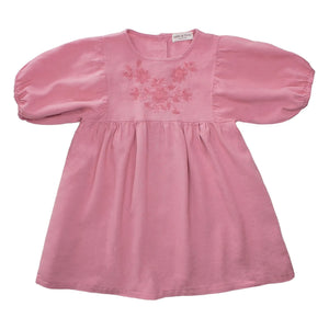 Babe & Tess - Besticktes Kleid Ada Lin | Pflaume