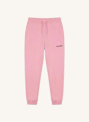 Cos I Said So - Jogger con logo in cotone biologico | Rosa