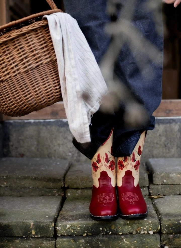 Bootstock - Bloom Cowboy-Stiefel | Rot