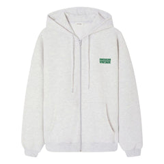 American Vintage - Baptown Fermuarlı Sweatshirt | Gri Melanj