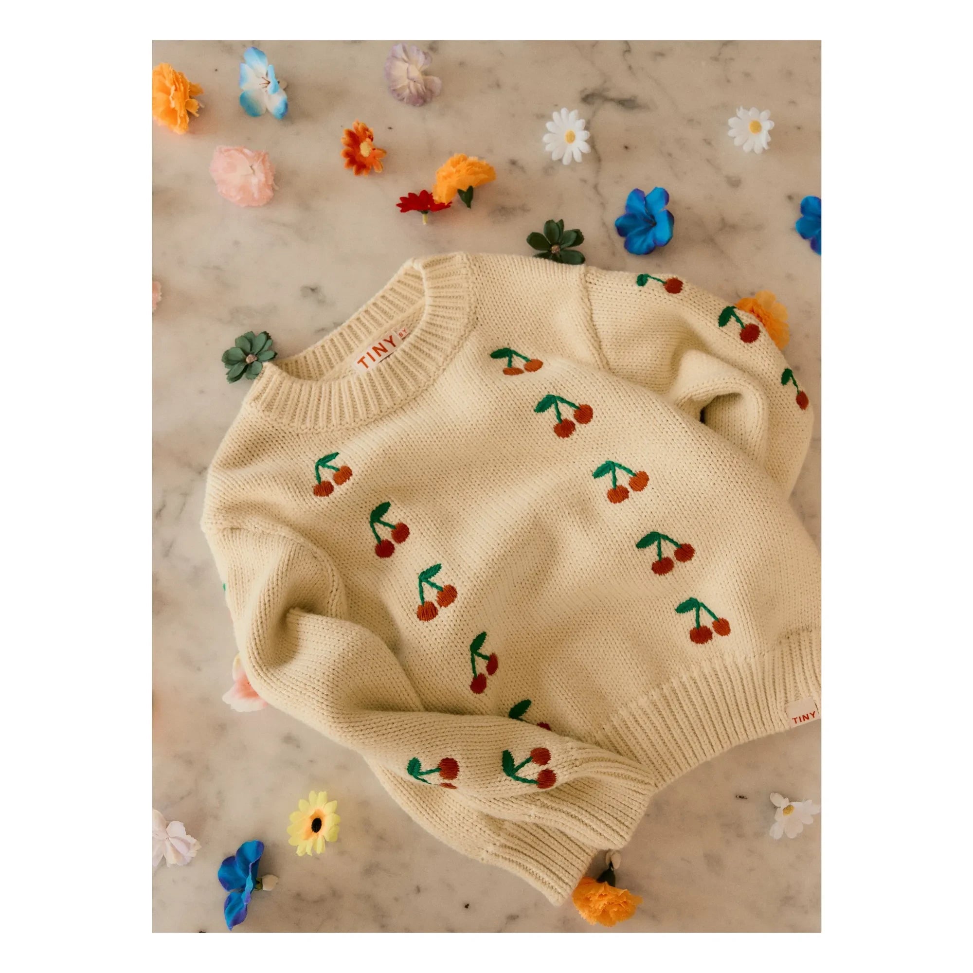 Tinycottons - Cherry Kazak | Soluk sarı