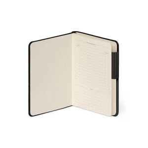 Legami - Lined Notebook with Monochrome Soft Cover - Black Suit - My Notebook
