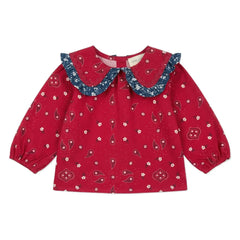 Louis Louise - Sybillette Bandana Blusa | Rojo