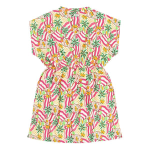 Tumble N'Dry - Vestido Marilia Palm Algodón orgánico | Rosa