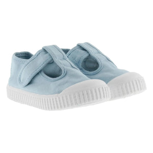 Victoria - Scratch Sneakers Sandalia Tira Lona | Açık mavi