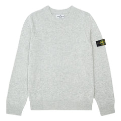 Stone Island - Gri düz kazak