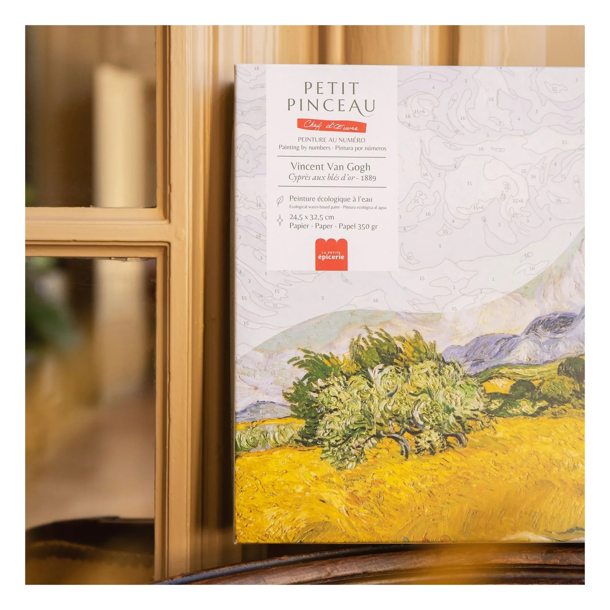 La Petite Épicerie - Malen nach Zahlen Set - Cyprès aux Blés d'Or