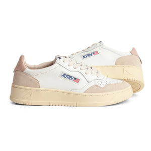 Autry - Medalist Düşük Deri/Süet Sneakers | Soluk Pembe