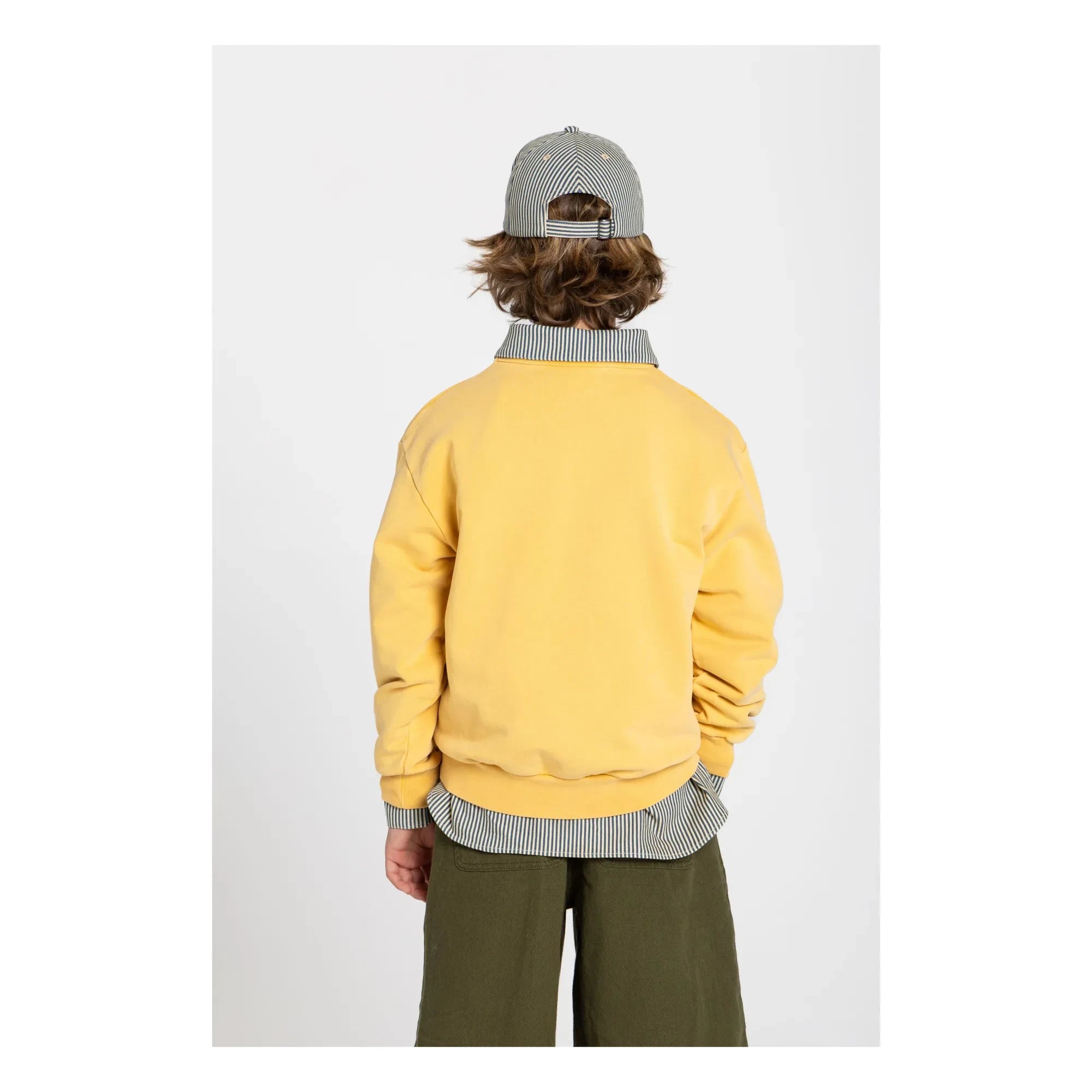 Hundred Pieces - Ryde Wax organic cotton sweatshirt | Mustard