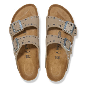 BIRKENSTOCK - Arizona Perçinli Sandaletler Sweden | Taupe kahverengi