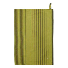 La cerise sur le gâteau - Piero Organic Cotton Striped Kitchen Towel | Pistachio Green