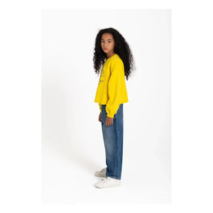 Finger in the nose - Organik pamuklu BAY sweatshirt | Sarı