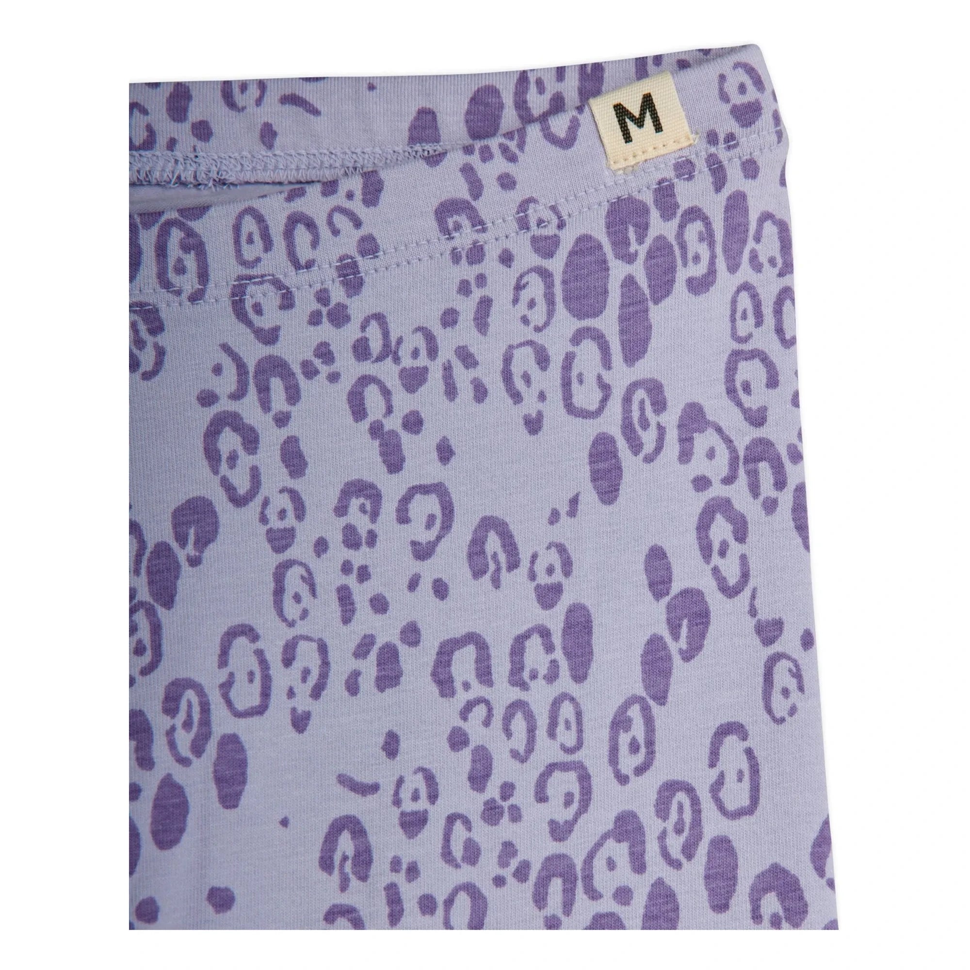 Mini Rodini - Organik Pamuklu Leopar Tayt | Mauve