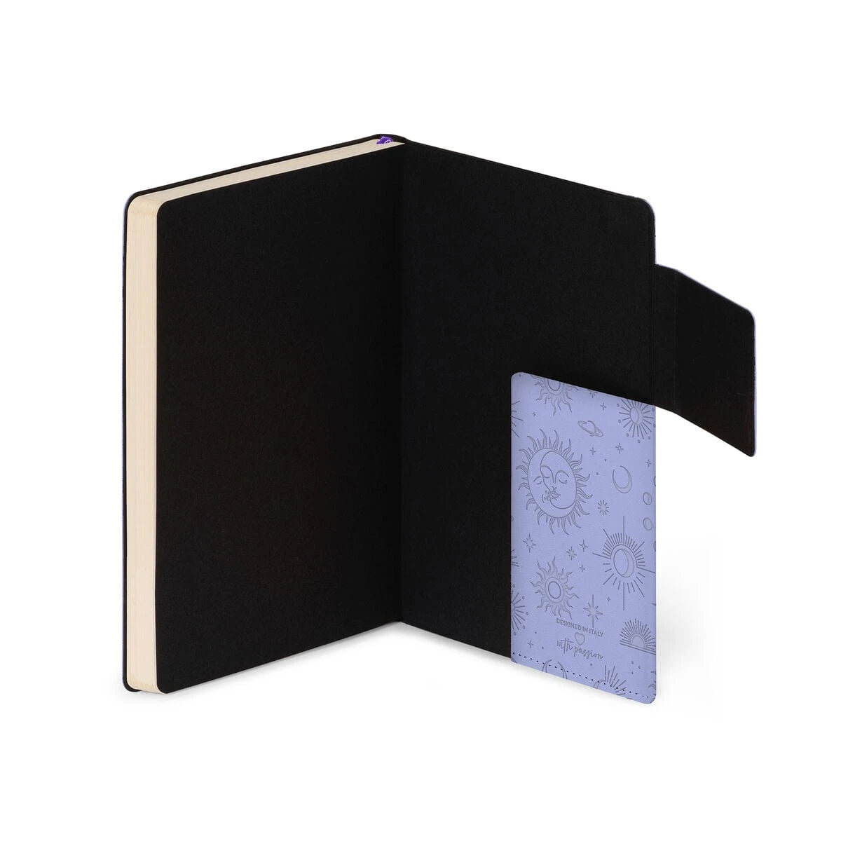 Legami - Notizbuch mit Blank Pages und Monochrome-weichem Einband - Cosmic Lilac - My Notizbuch