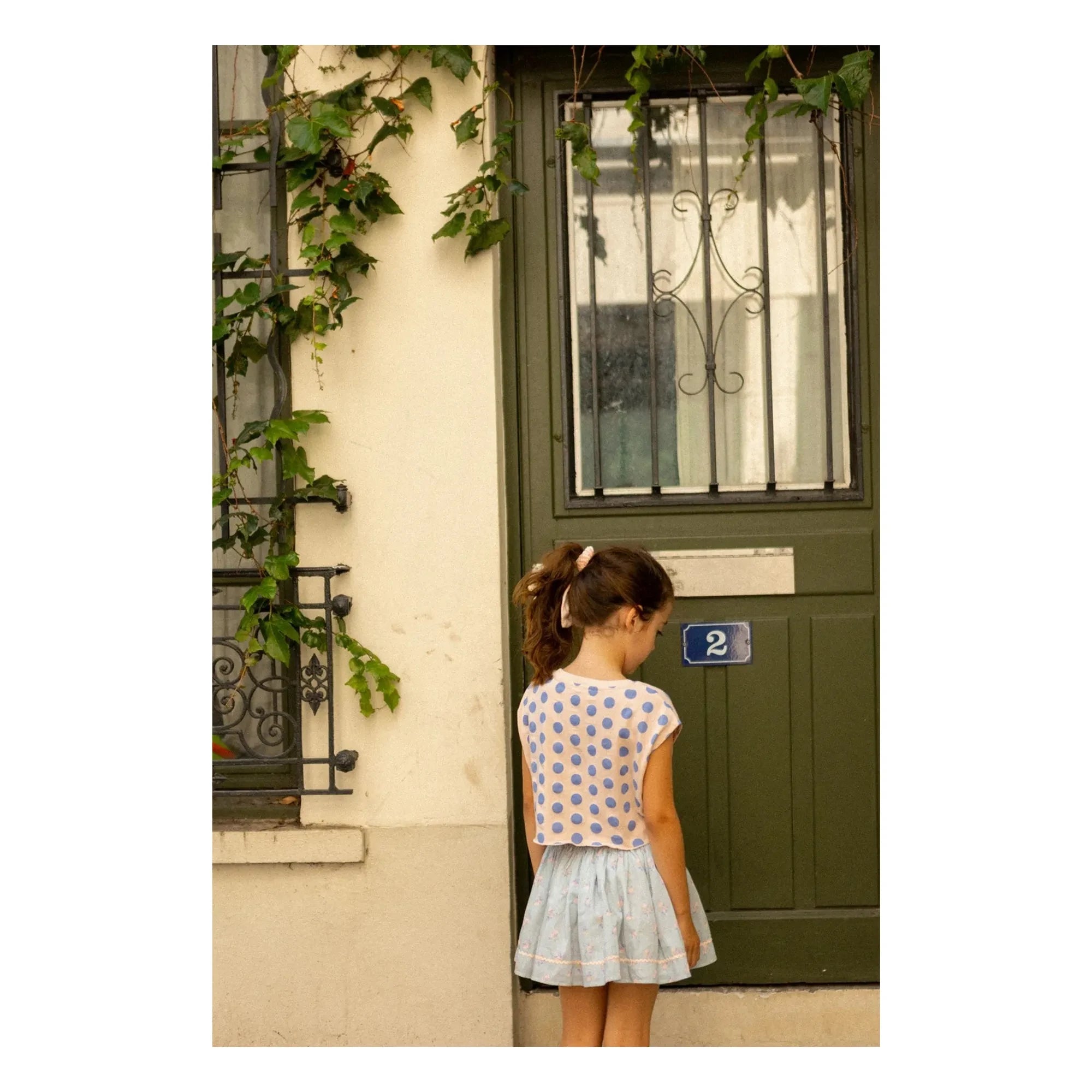 Louis Louise - Madona Punkte Jersey T-Shirt | Hellrosa