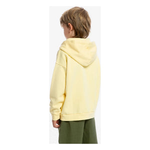 Matona - Organik pamuklu kapüşonlu fermuarlı sweatshirt | Soluk sarı
